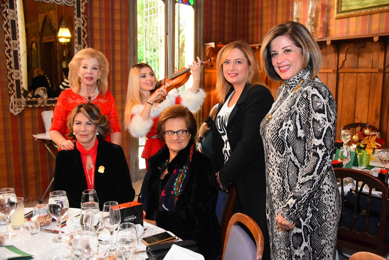 Young Women Christian Association lunch at Villa Linda Sursock